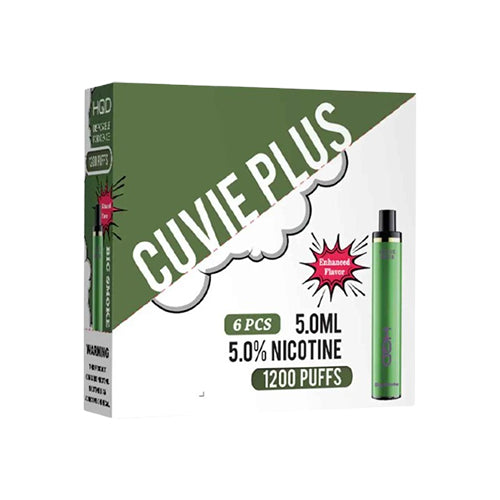 HQD Cuvie Plus 1200 Puffs Brick big smoke