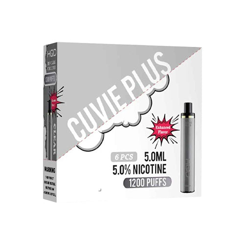 HQD Cuvie Plus 1200 Puffs Brick clear