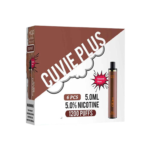 HQD Cuvie Plus 1200 Puffs Brick nuts tobacco