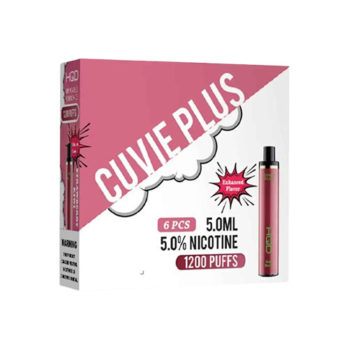 HQD Cuvie Plus 1200 Puffs Brick strawberry kiwi