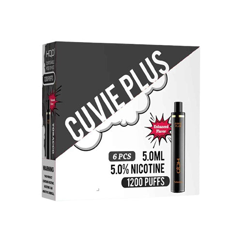 HQD Cuvie Plus 1200 Puffs Brick tobacco