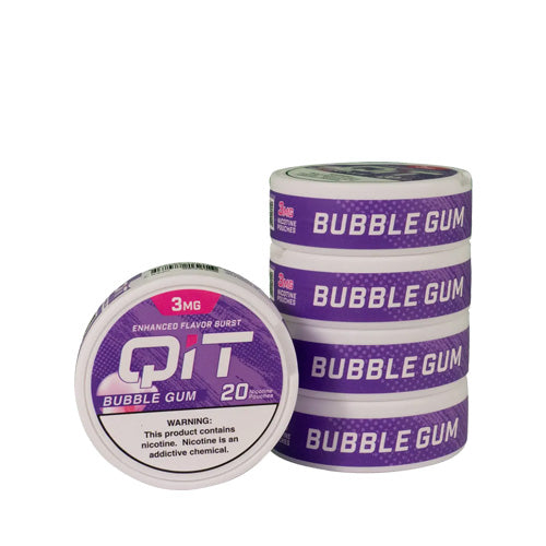 QIT pouch bubble gum 3mg