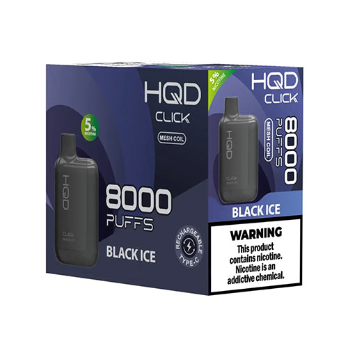 HQD Click Brick of 5 Pcs black ice