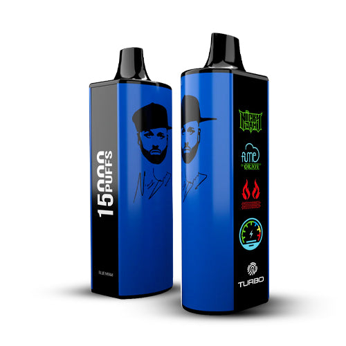 fume x nicky jam 15000 puffs blue miami disposable vape