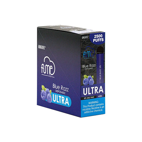 Fume Ultra Brick of 10 Pcs blue razz