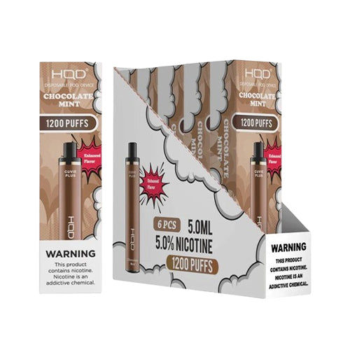 HQD Cuvie Plus 1200 Puffs Brick chocolate mint