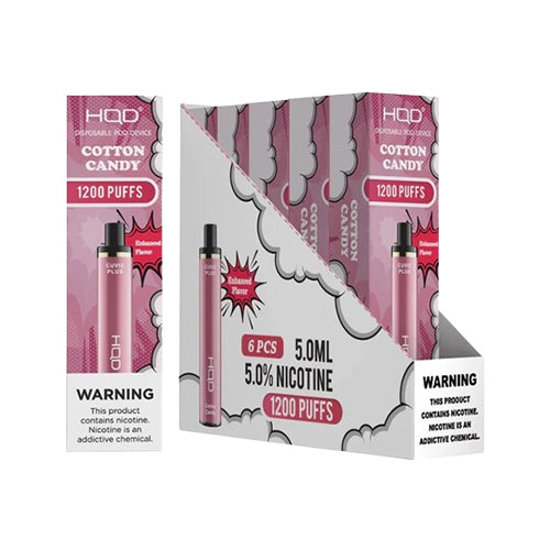 HQD Cuvie Plus 1200 Puffs Brick cotton candy