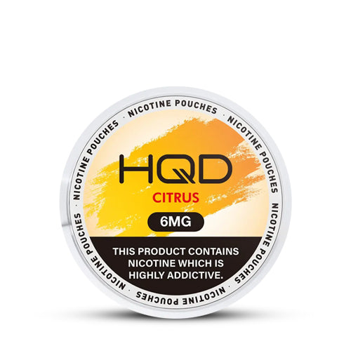 HQD Pouches 6mg citrus nicotine pouch