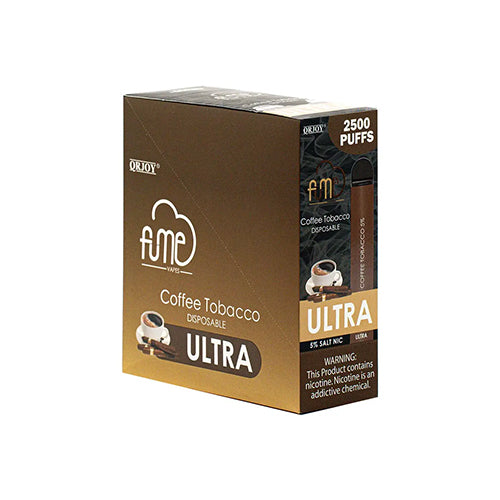 Fume Ultra Brick of 10 Pcs coffee tobacco