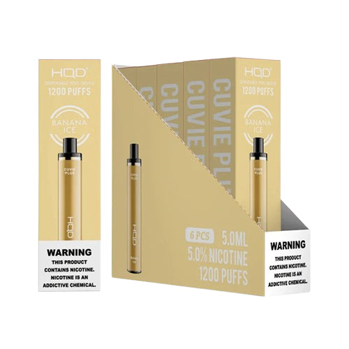 HQD Cuvie Plus 1200 Puffs Brick banana ice