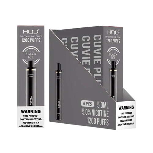 HQD Cuvie Plus 1200 Puffs Brick black ice