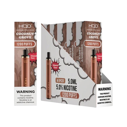 HQD Cuvie Plus 1200 Puffs Brick coconut grove