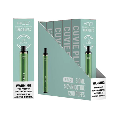 HQD Cuvie Plus 1200 Puffs Brick ice mint