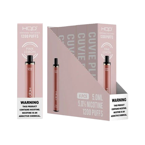 HQD Cuvie Plus 1200 Puffs Brick pink lemon