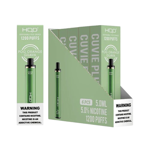 HQD Cuvie Plus 1200 Puffs Brick pop orange guava