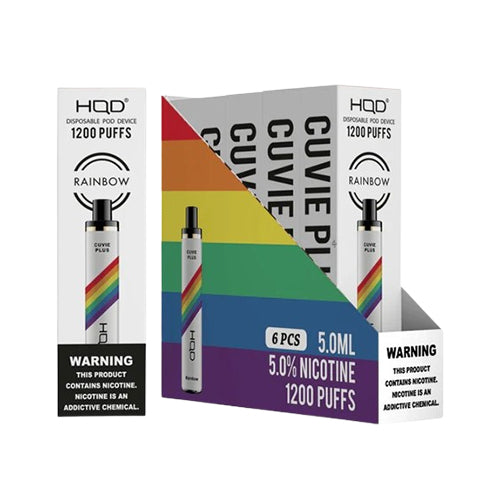 HQD Cuvie Plus 1200 Puffs Brick rainbow