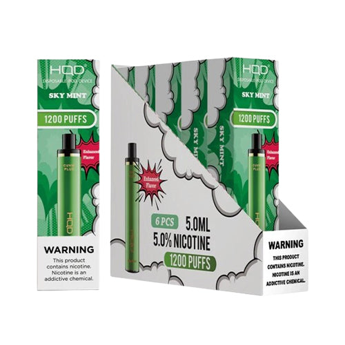 HQD Cuvie Plus 1200 Puffs Brick sky mint 