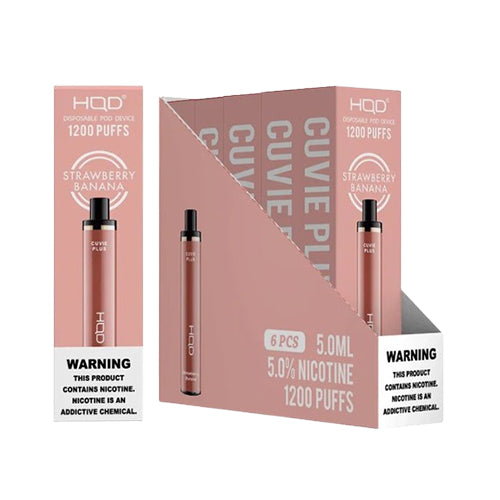 HQD Cuvie Plus 1200 Puffs Brick strawberry banana