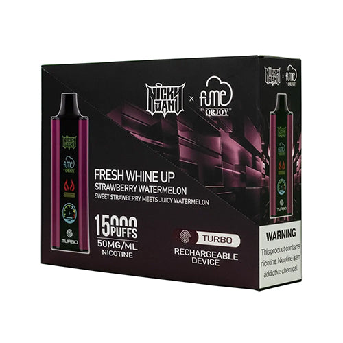 fume x nicky jam 15000 puffs brick strawberry watermelon disposable vape