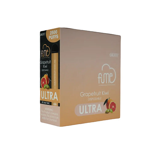 Fume Ultra Brick of 10 Pcs grape fruit kiwi