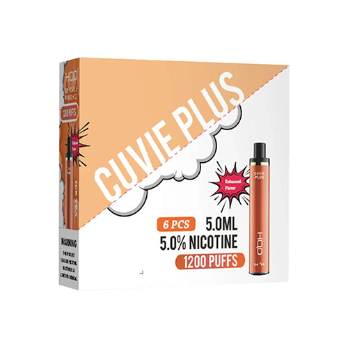 HQD Cuvie Plus 1200 Puffs Brick honey lychee