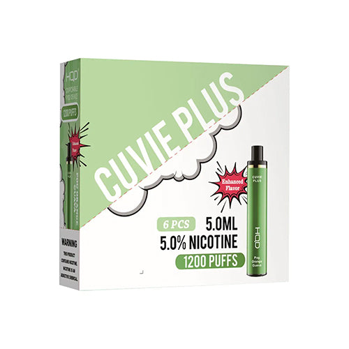 HQD Cuvie Plus 1200 Puffs Brick pop orange guava