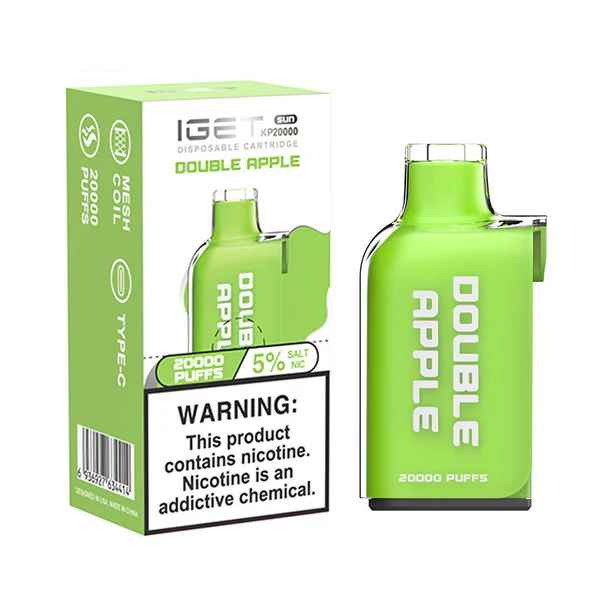 IGET Disposable Cartridge 20000 Puffs double apple