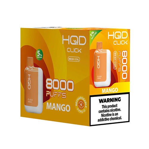 HQD Click Brick of 5 Pcs mango