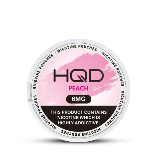 HQD Pouches 6mg peach nicotine pouch