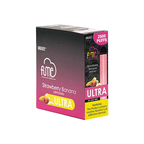 Fume Ultra Brick of 10 Pcs strawberry banana