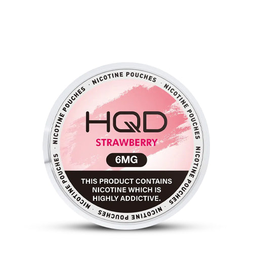 HQD Pouches 6mg strawberry nicotine pouch