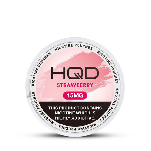 HQD Pouches 15mg strawberry nicotine pouch