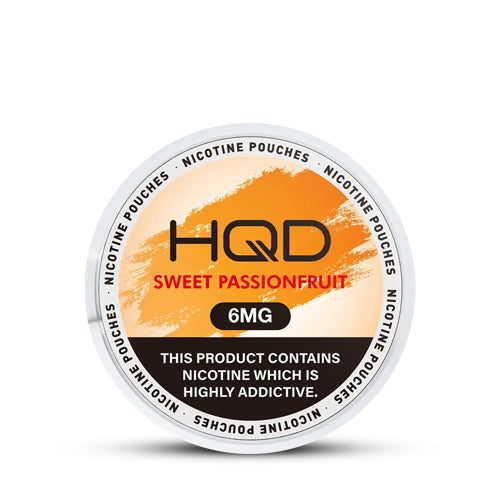 HQD Pouches 6mg sweet passion fruit nicotine pouch