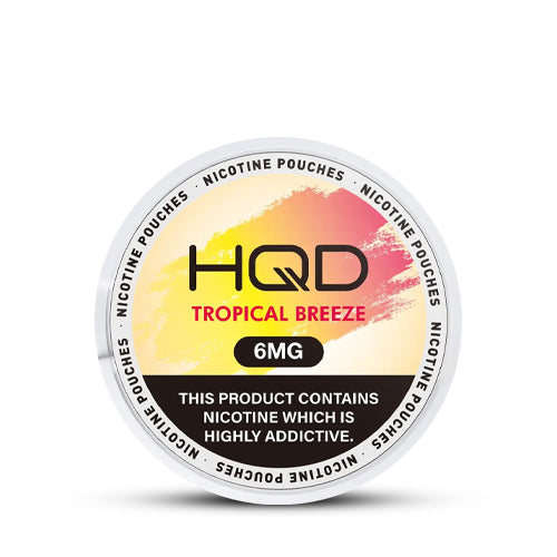 HQD Pouches 6mg tropical breeze nicotine pouch