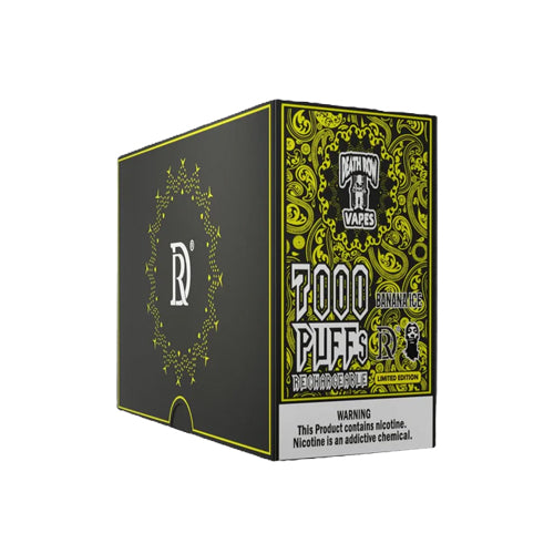 Death Row Vapes 7000 puffs Brick banana ice