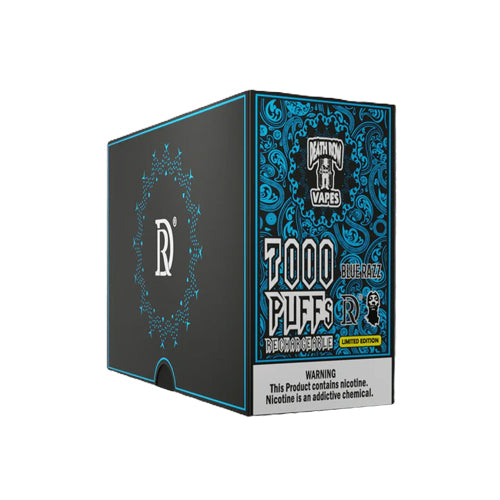 Death Row Vapes 7000 puffs Brick blue razz