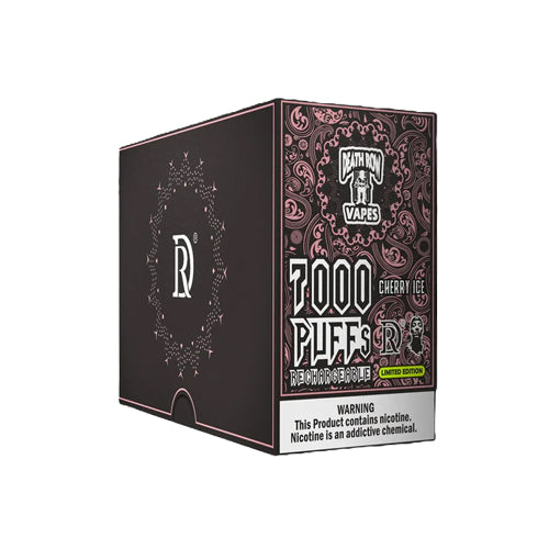 Death Row Vapes 7000 puffs Brick cherry ice