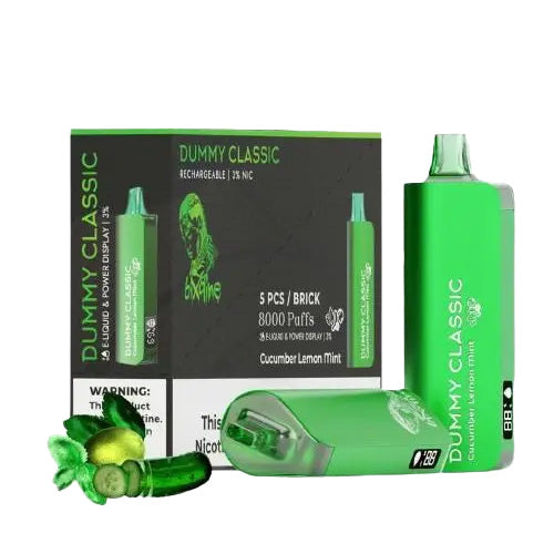 Dummy Vape Brick 8k puffs Cucumber Lemon Mint