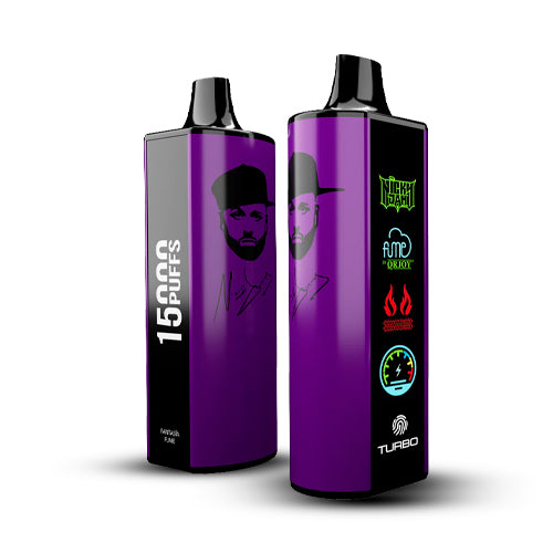 fume x nicky jam 15000 puffs grape kiwi disposable vape