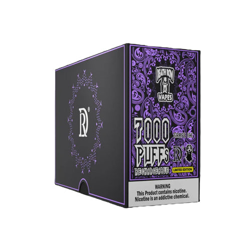 Death Row Vapes 7000 puffs Brick grape ice