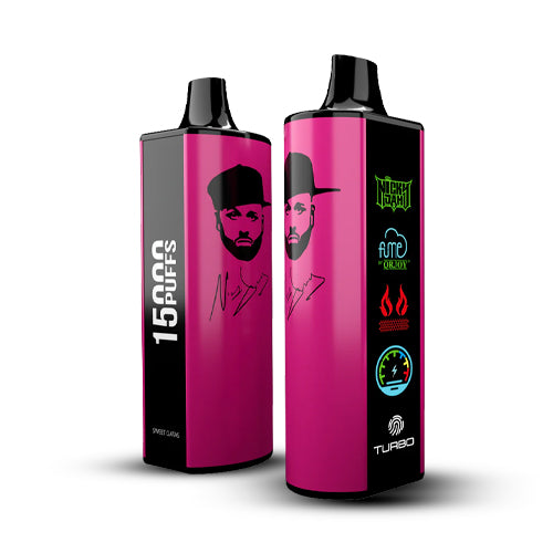 fume x nicky jam 15000 puffs strawberry banana disposable vape